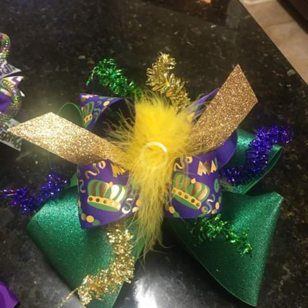 Hairbow Mardi Gras